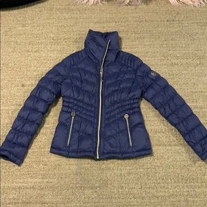 Michael Kors baby blue puffer jacket